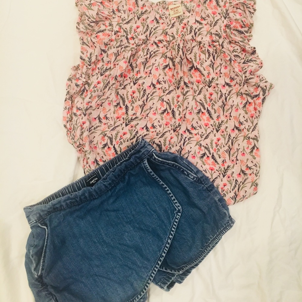 GAP kids denim skort